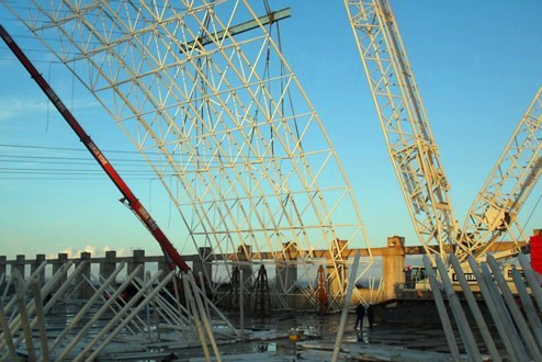 五大连池网架一角