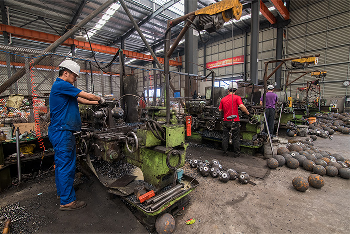 五大连池网架配件车间